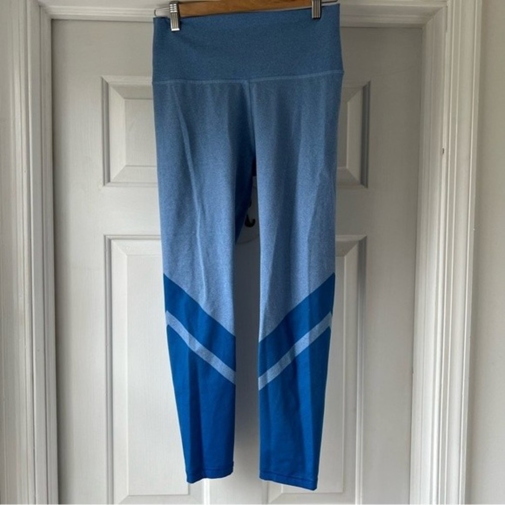 aerie Two-Tone Blue High-Waist Leggings